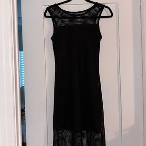 Y2K Fishnet Sleeveless Dress